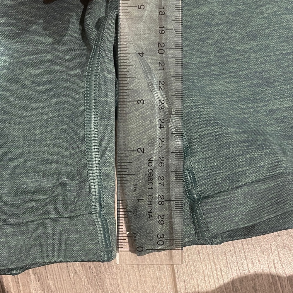 Oner Active High Waisted Teal Marl Biker Short (5 inch inseam) - Picture 3 of 4